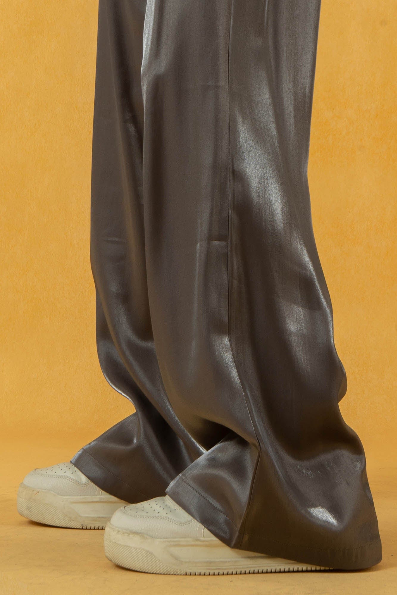 CLP The Liquid Silver Wide-Leg Pants