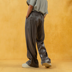 CLP The Liquid Silver Wide-Leg Pants