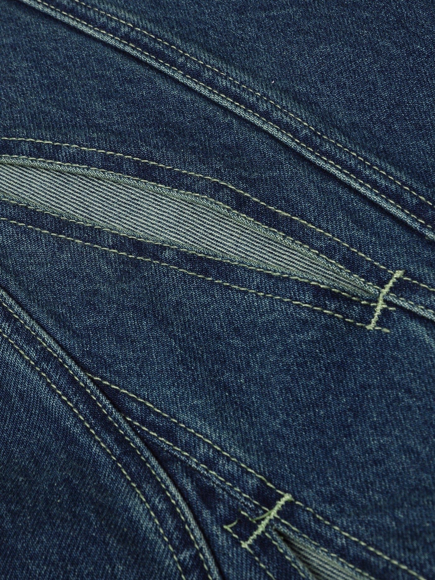 DND4DES Deconstructed Cutout Denim Skirt