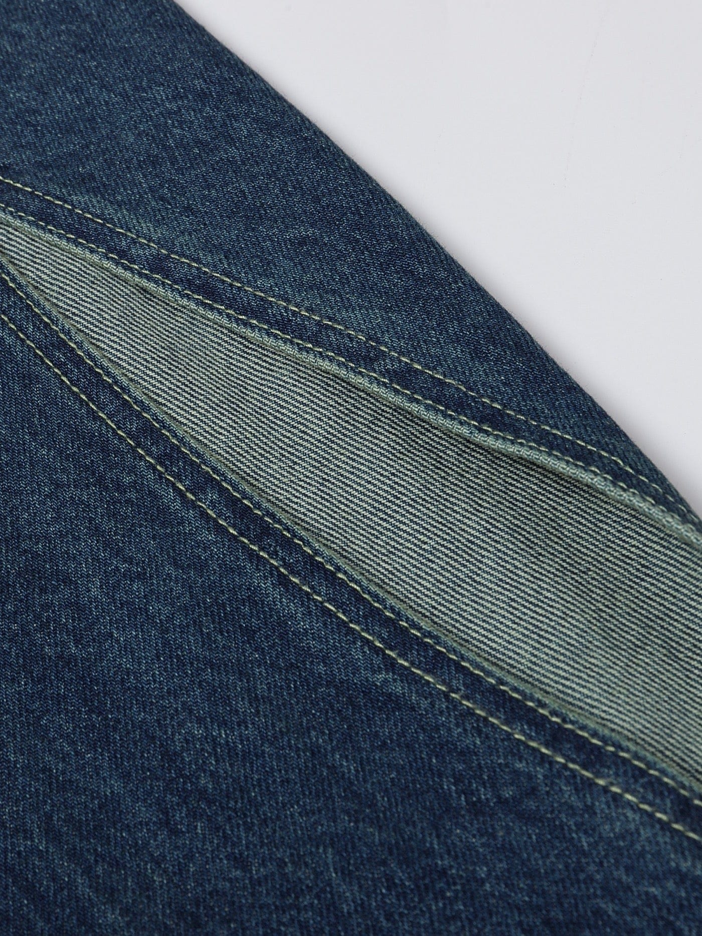 DND4DES Deconstructed Cutout Denim Skirt
