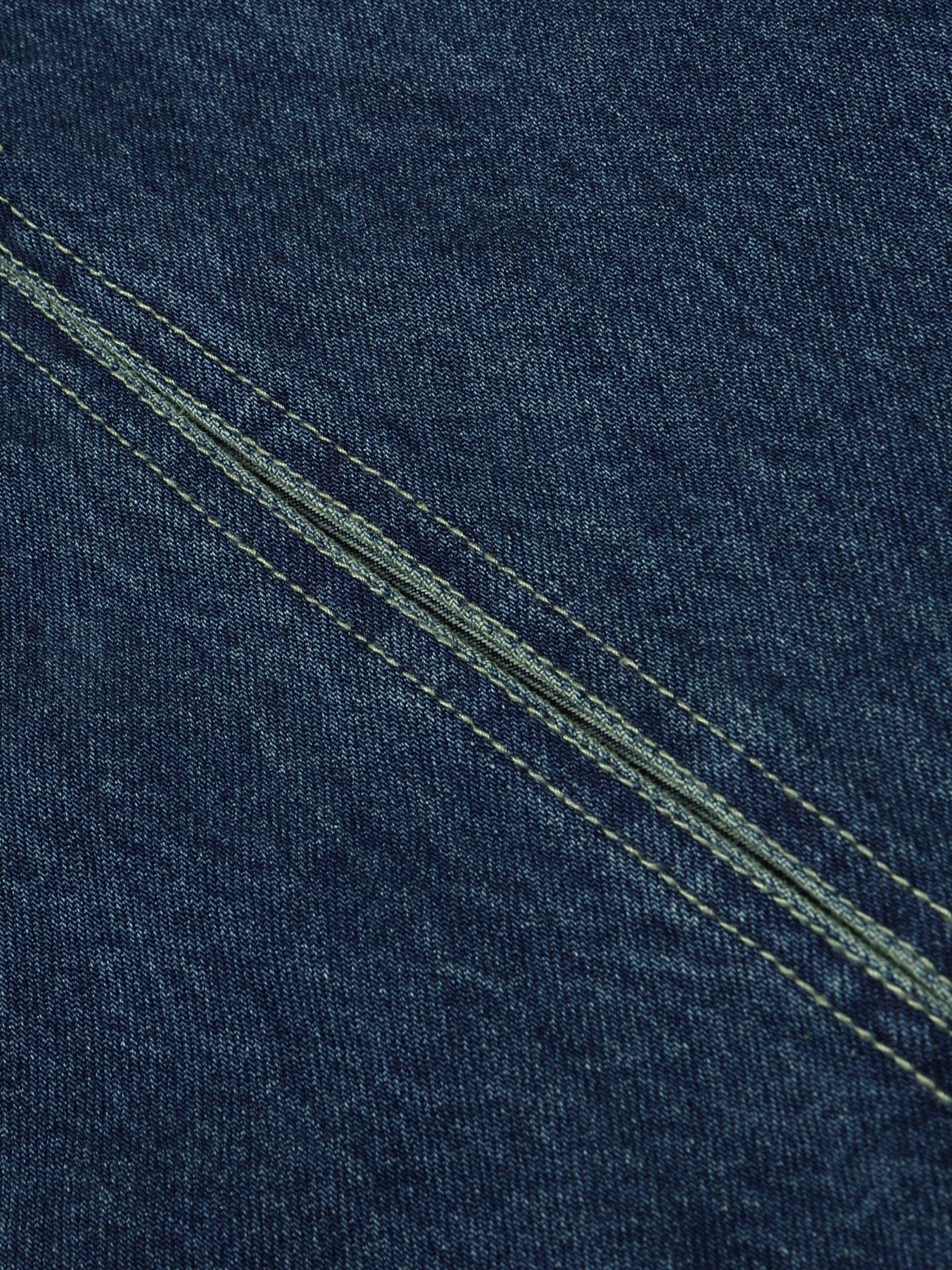 DND4DES Deconstructed Cutout Denim Skirt