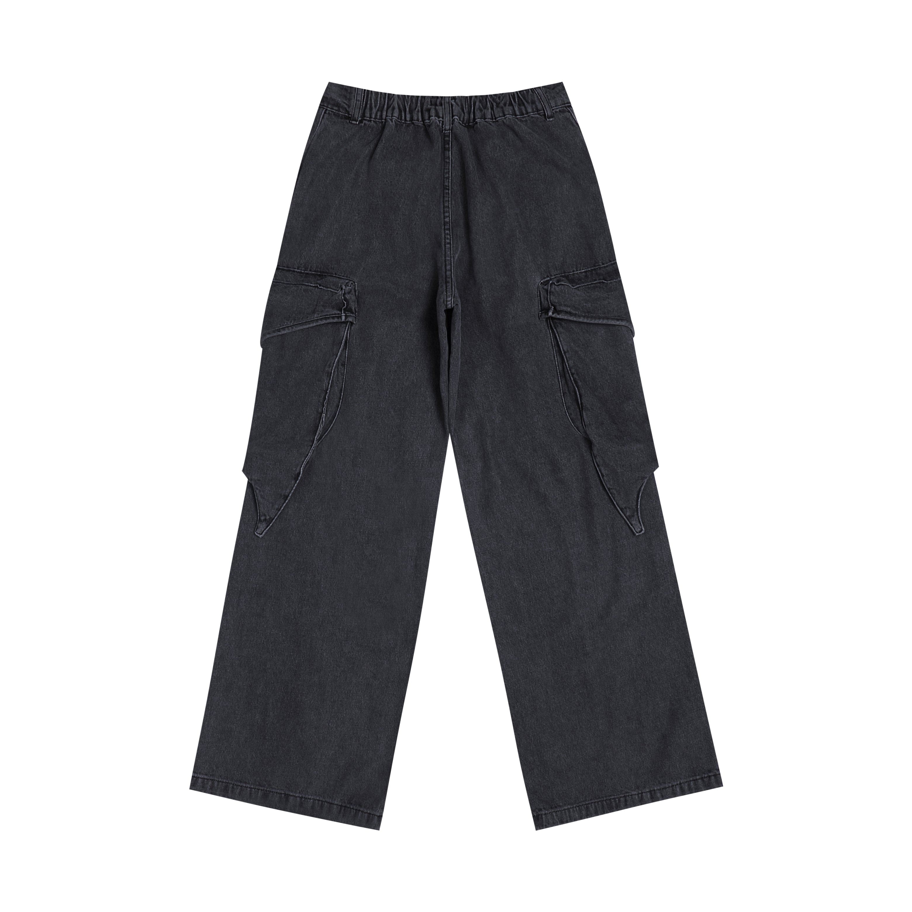 DND4DES Multi-Layered Stripes Deconstructed Jeans