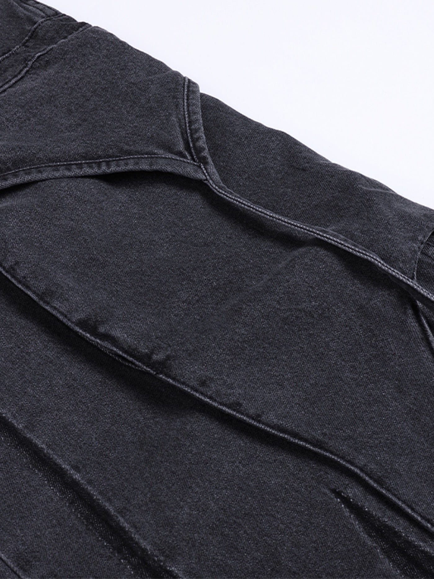 DND4DES Multi-Layered Stripes Deconstructed Jeans