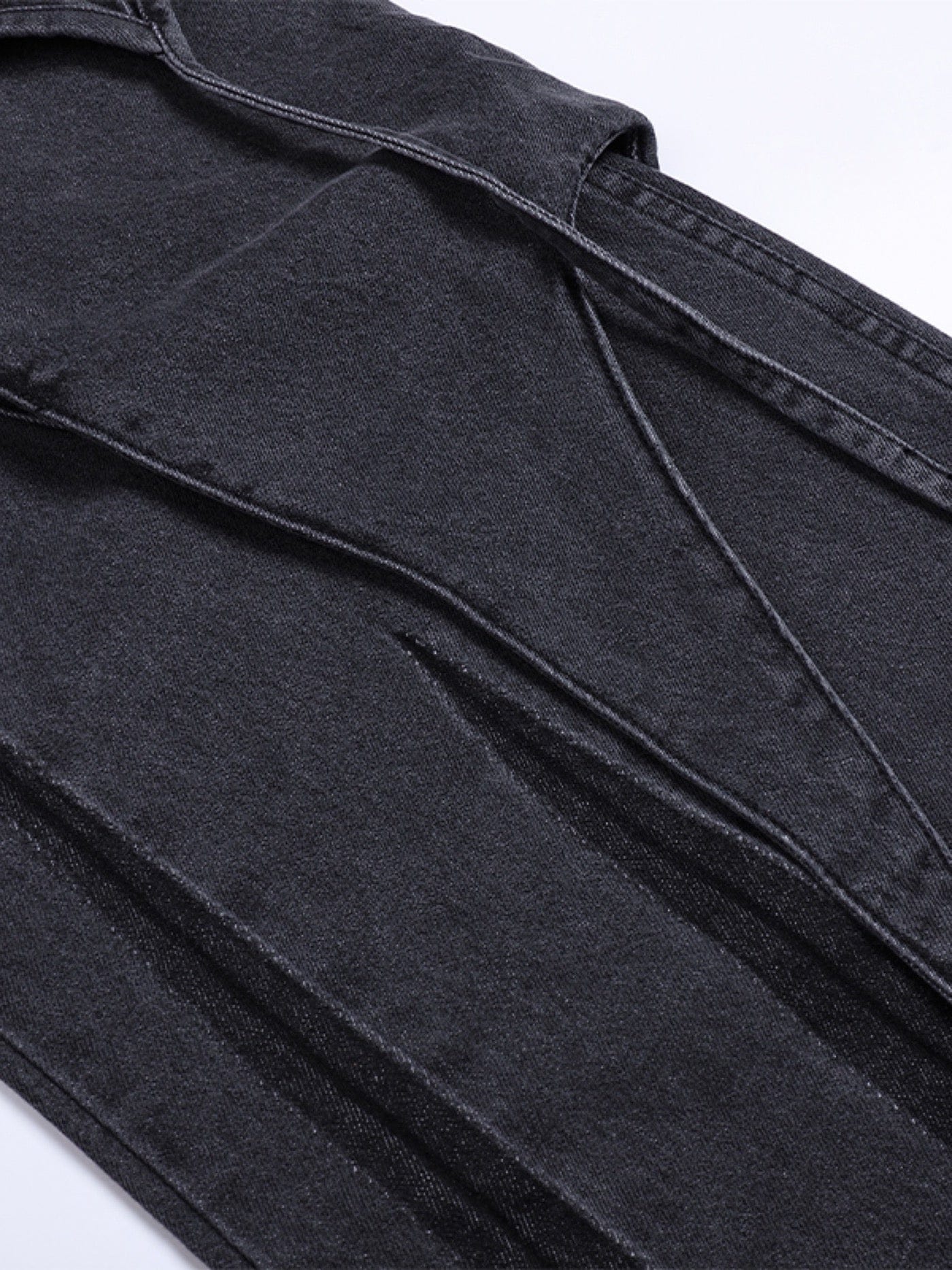 DND4DES Multi-Layered Stripes Deconstructed Jeans