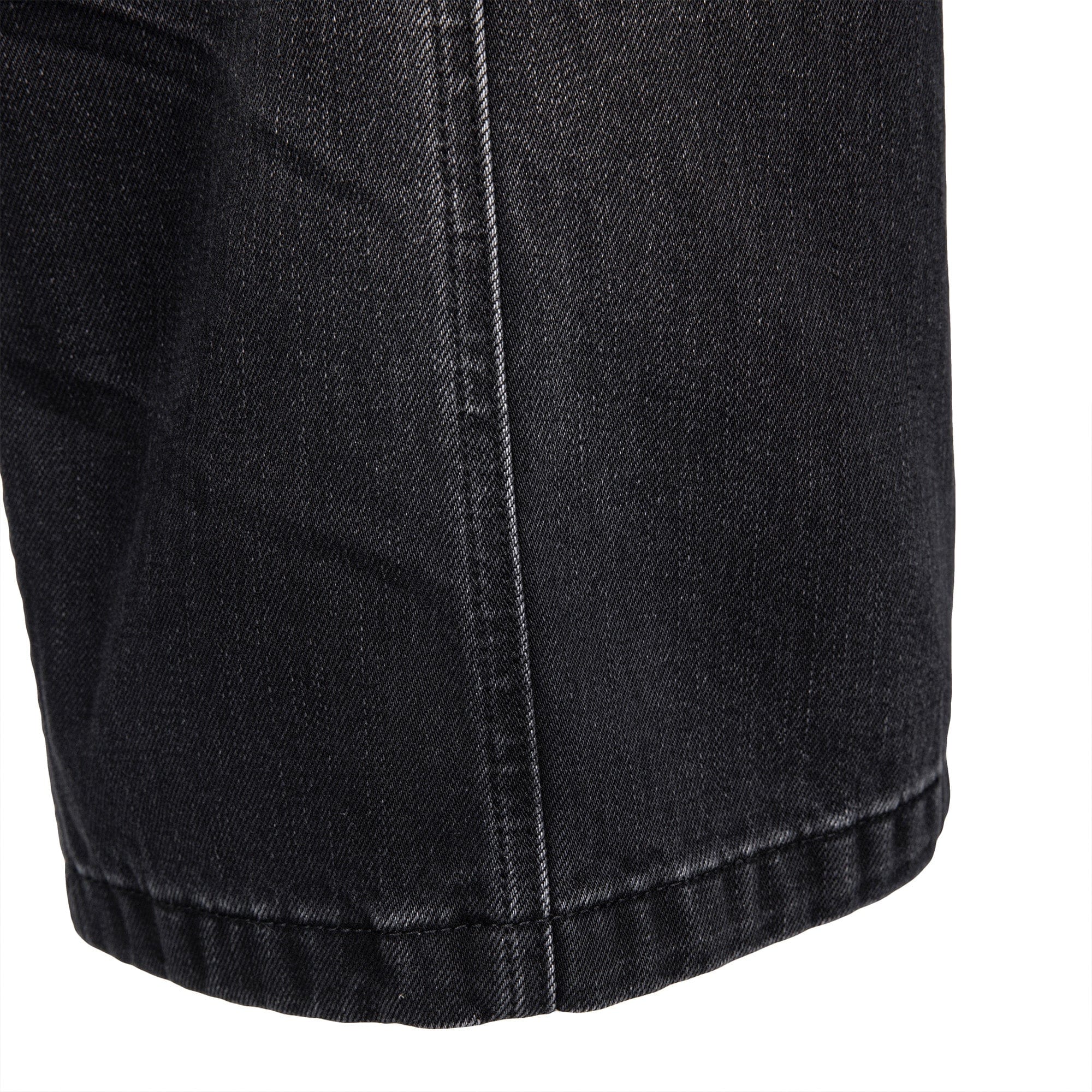 CATSSTAC Whisker-Wash Middle-Spliced Wide-Leg Shorts