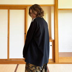 MIICHOUS Abstract Silhouette Long-Sleeve T-Shirt