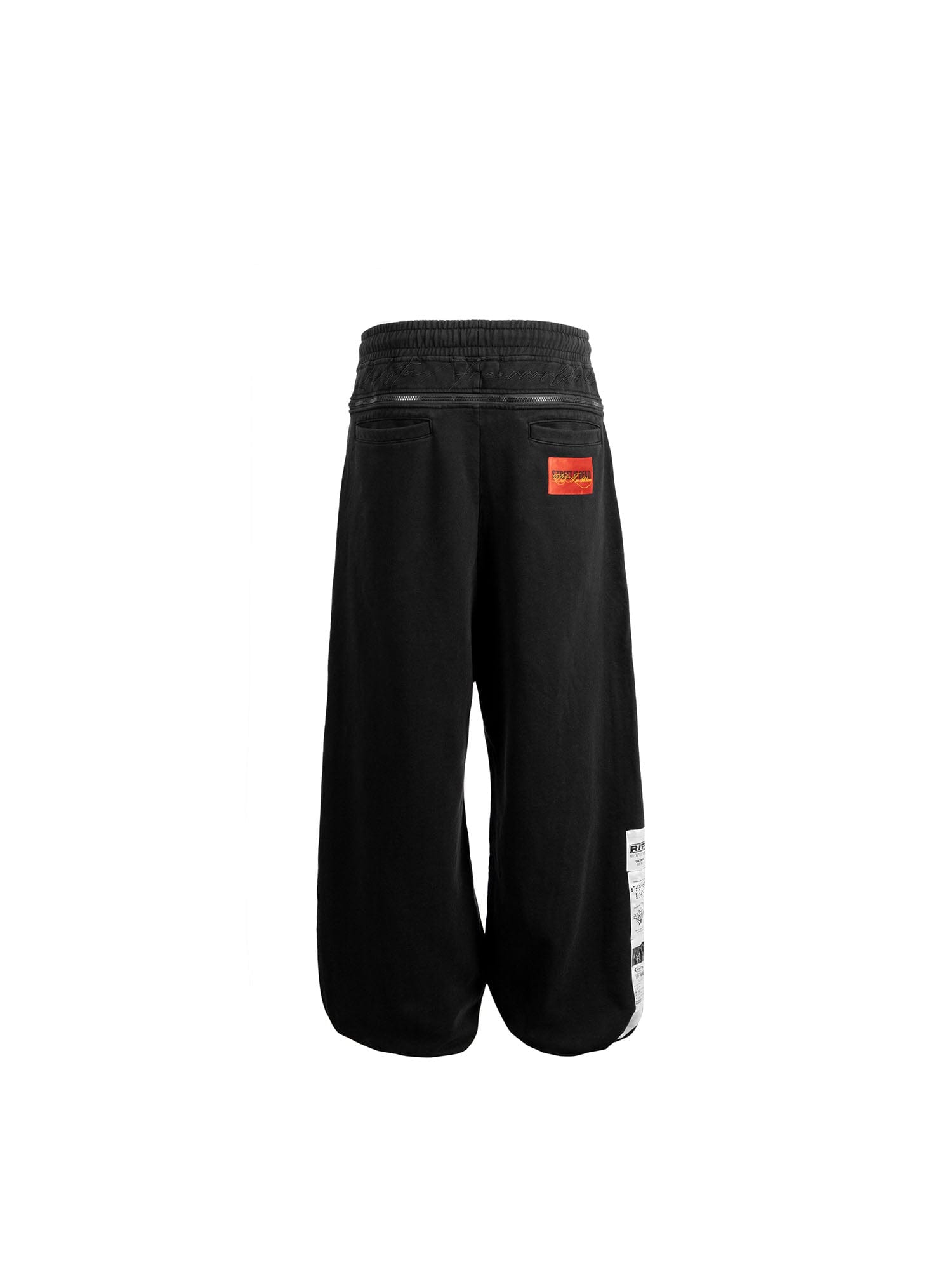 FVVO Distressed Embroidered Drawstring Sweatpants