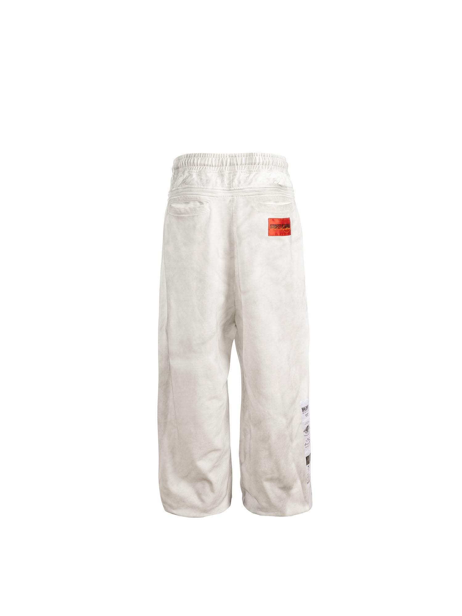 FVVO Distressed Embroidered Drawstring Sweatpants