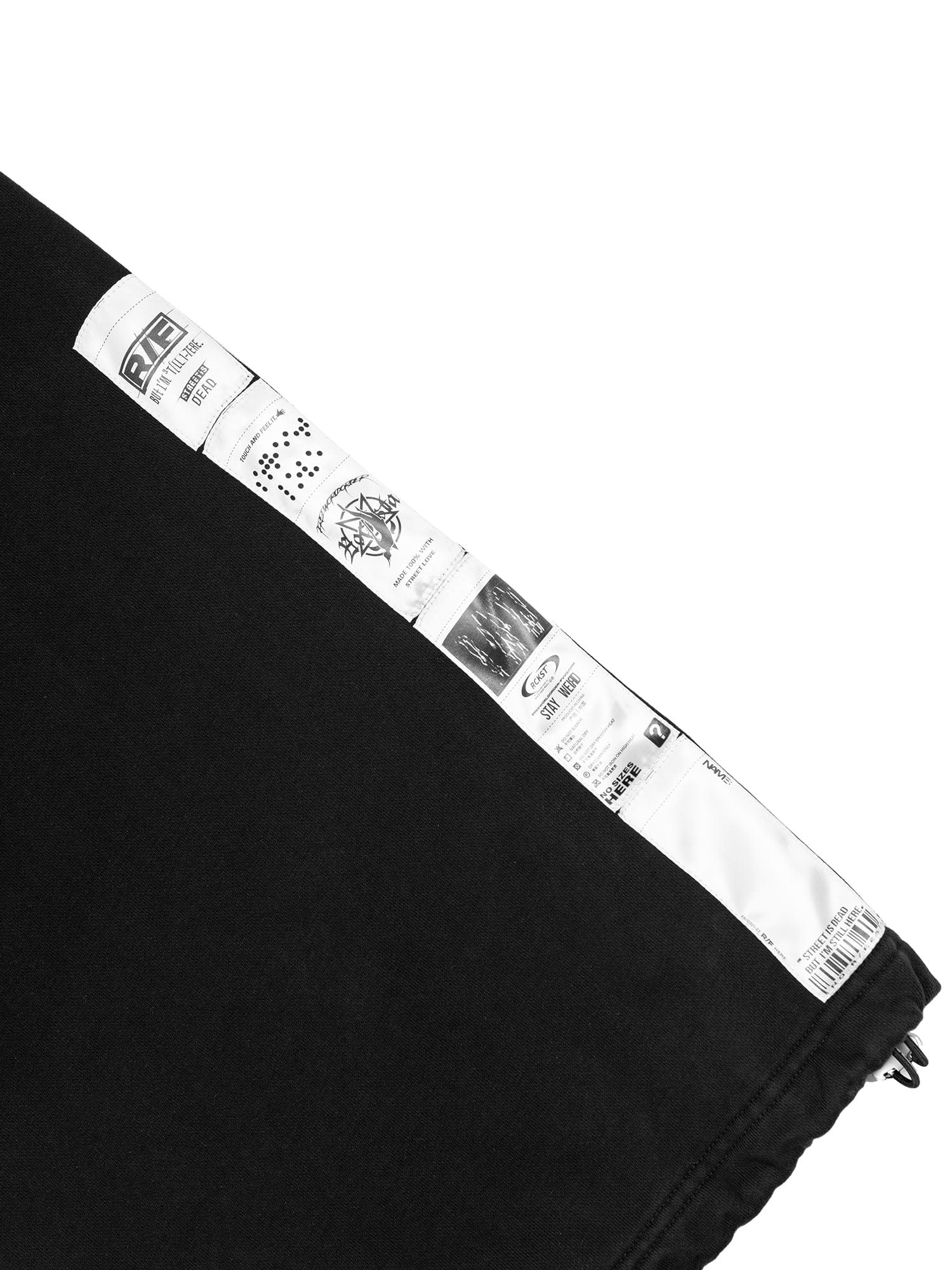 FVVO Distressed Embroidered Drawstring Sweatpants