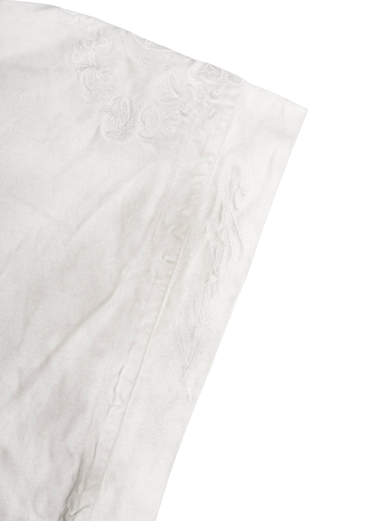 FVVO Distressed Snap-Shoulder Hooded T-Shirt