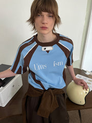 UMAMIISM Flow Line Spliced T-Shirt