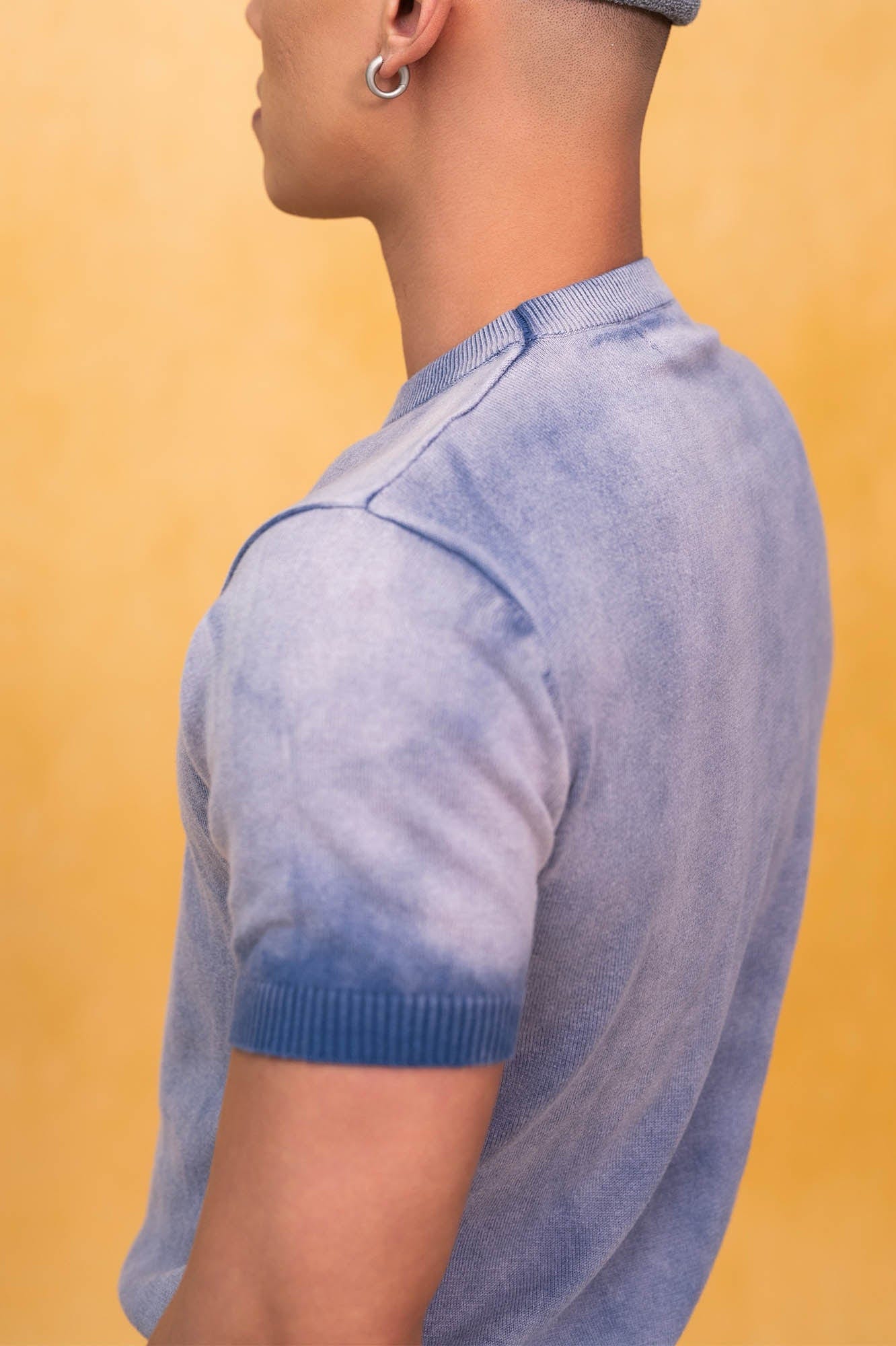 CLP Gradient Sheer Knitted T-Shirt