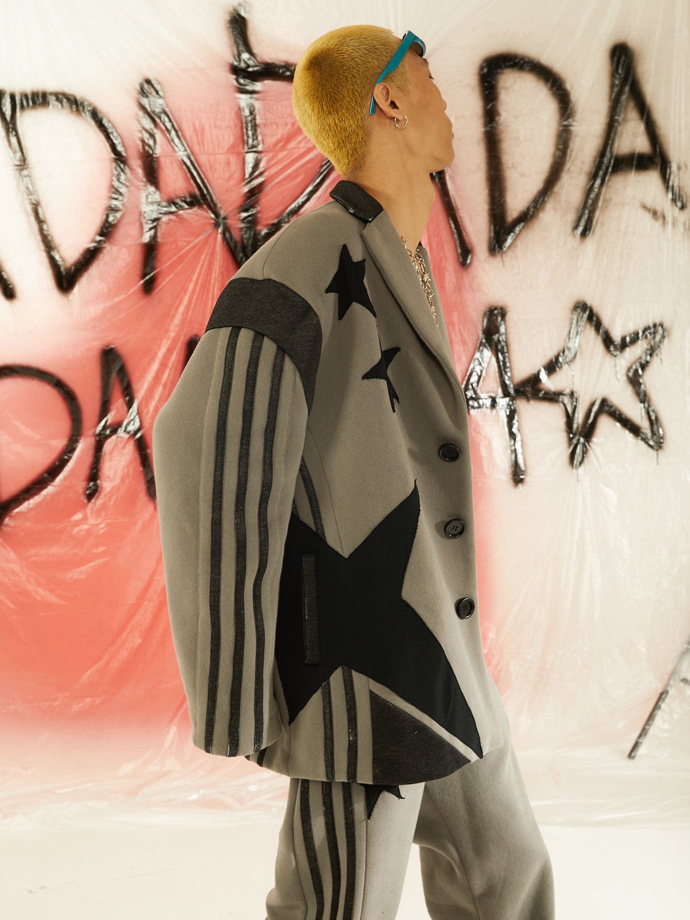 KADAKADA Retro Patched Multi Pocket Oversized Blazer