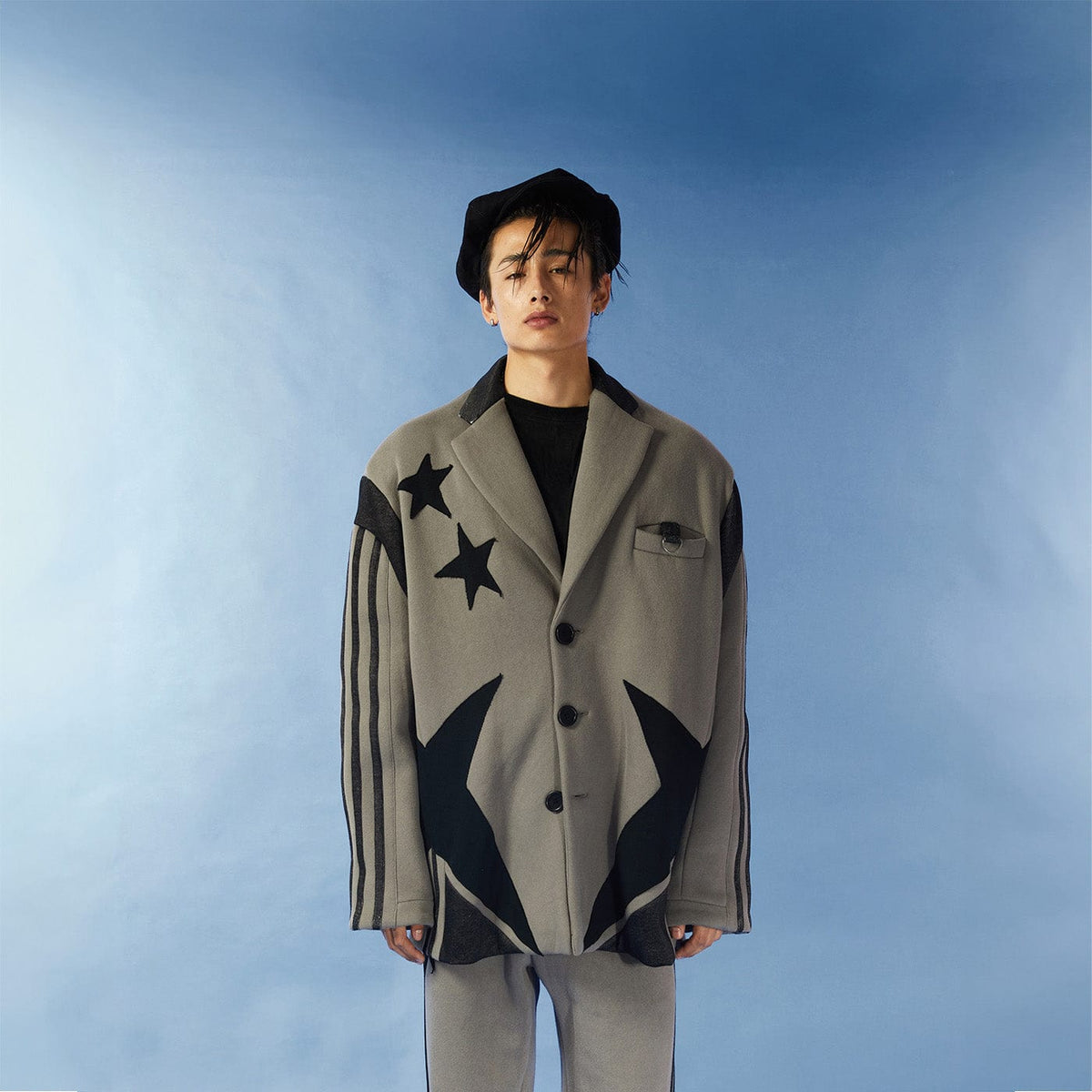 KADAKADA Retro Patched Multi Pocket Oversized Blazer