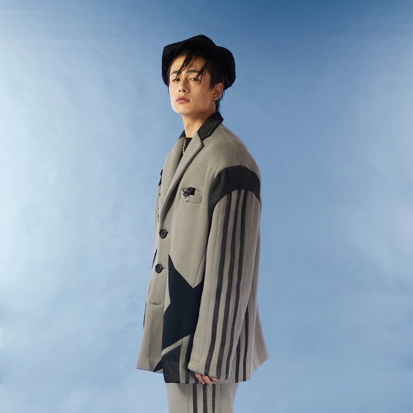 KADAKADA Retro Patched Multi Pocket Oversized Blazer