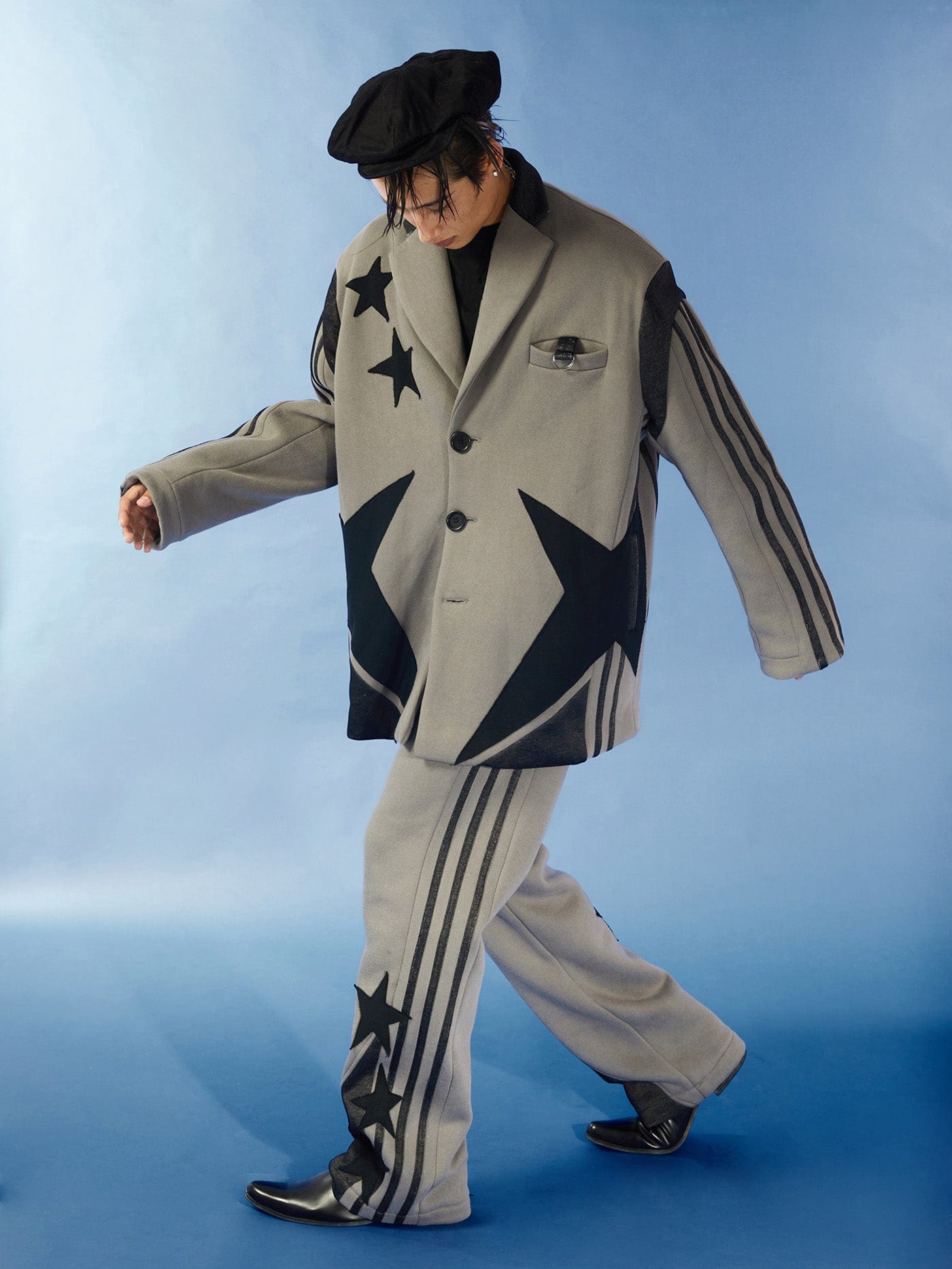 KADAKADA Retro Patched Multi Pocket Oversized Blazer