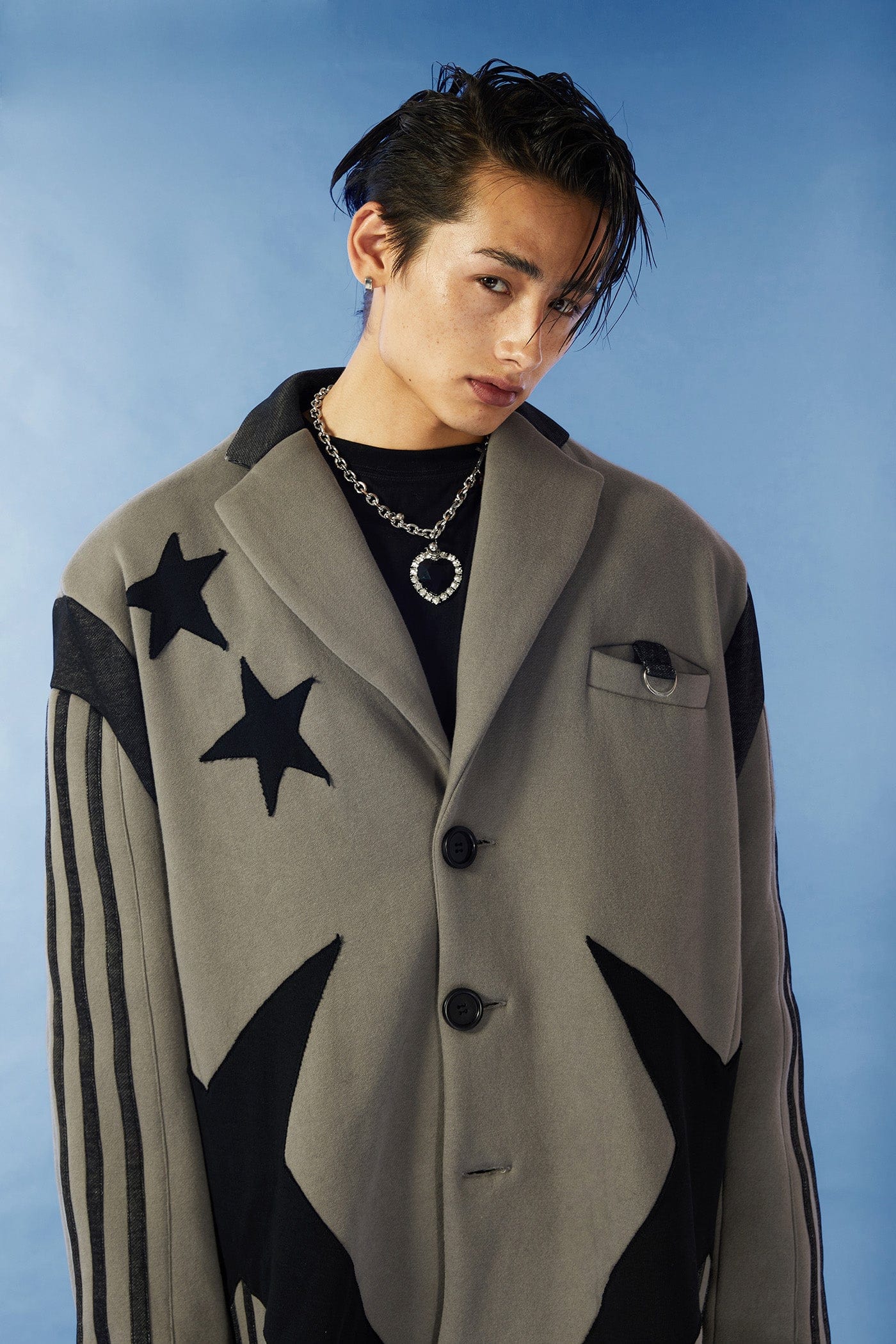 KADAKADA Retro Patched Multi Pocket Oversized Blazer
