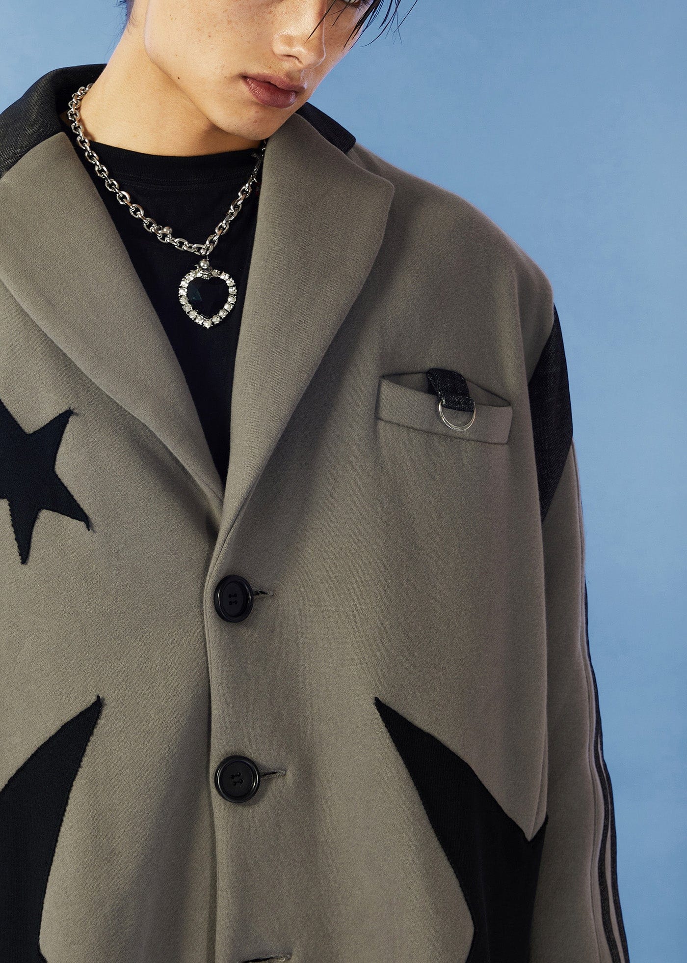 KADAKADA Retro Patched Multi Pocket Oversized Blazer