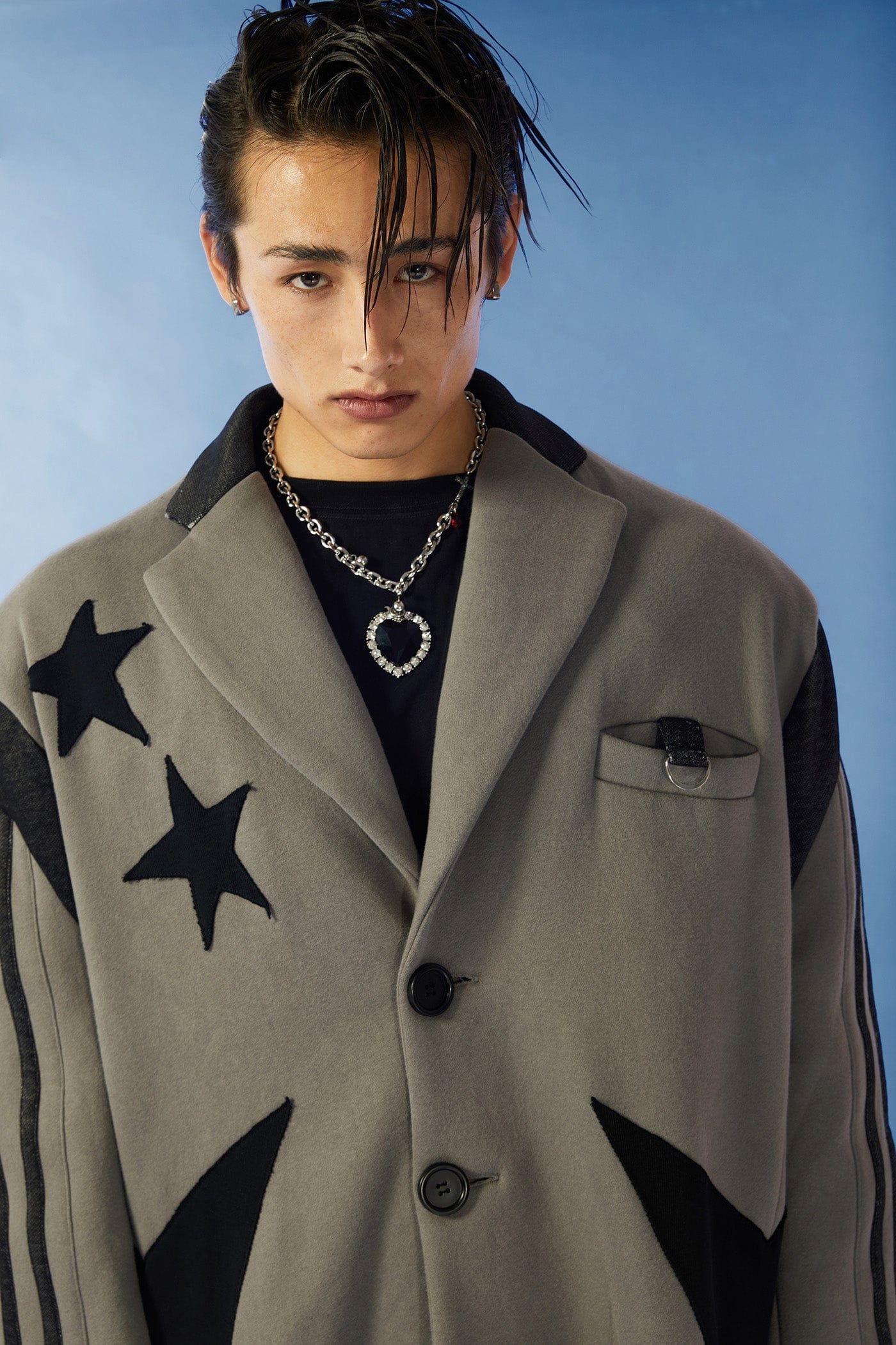 KADAKADA Retro Patched Multi Pocket Oversized Blazer