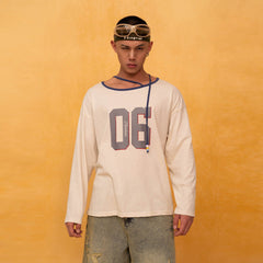 CLP No.06 Drawstring Neck Long-Sleeve Tee