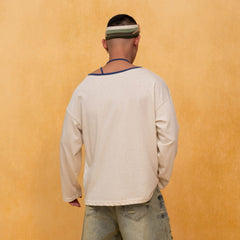 CLP No.06 Drawstring Neck Long-Sleeve Tee