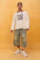 CLP No.06 Drawstring Neck Long-Sleeve Tee