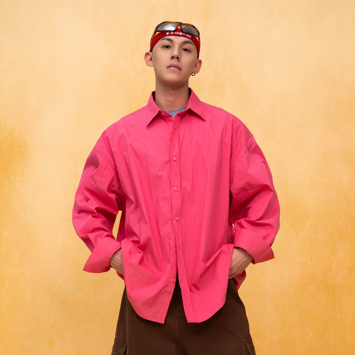 CLP Essential Crinkled Oversized Shirt