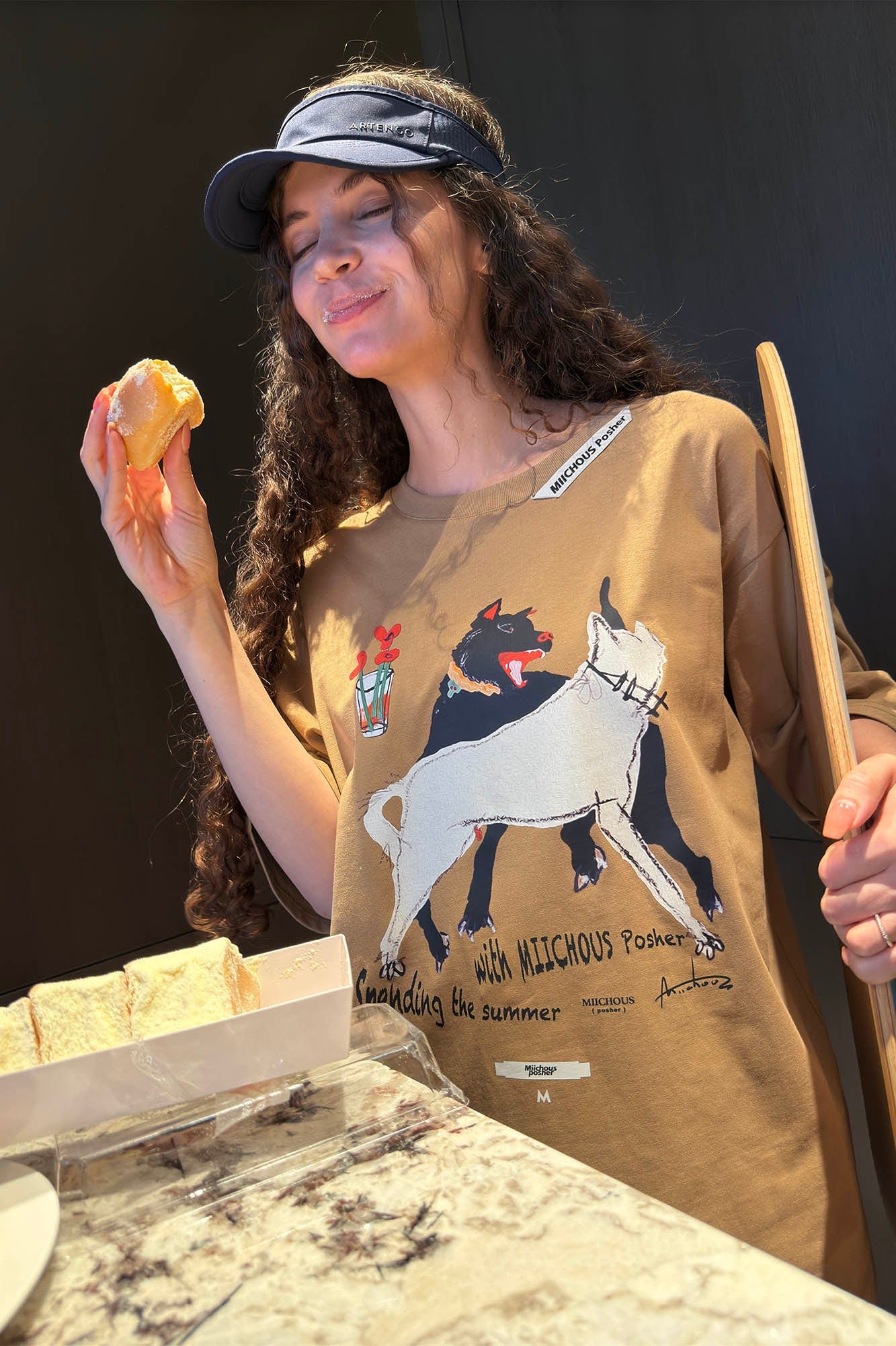MIICHOUS Dancing Dogs Graphic T-Shirt