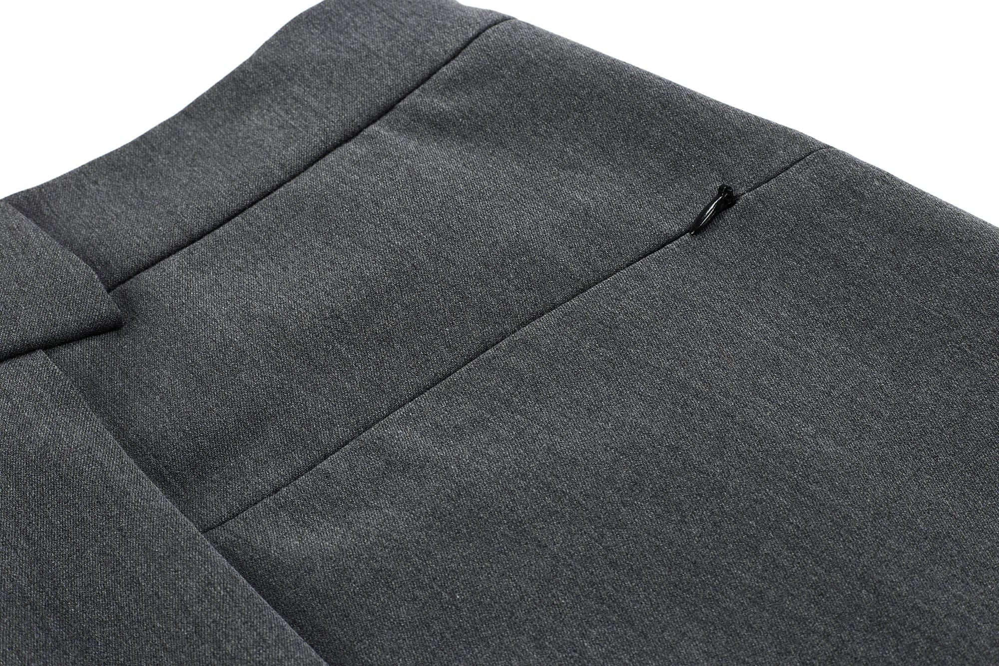 ESAIAS Triangle-Pleat Wide-Leg Trousers