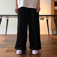 MIICHOUS Frayed Spliced Elastic Pants