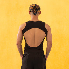 CLP Diamond Backless Ribbed Tank Top