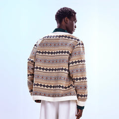 REDH Retro Tribal Knit Cardigan