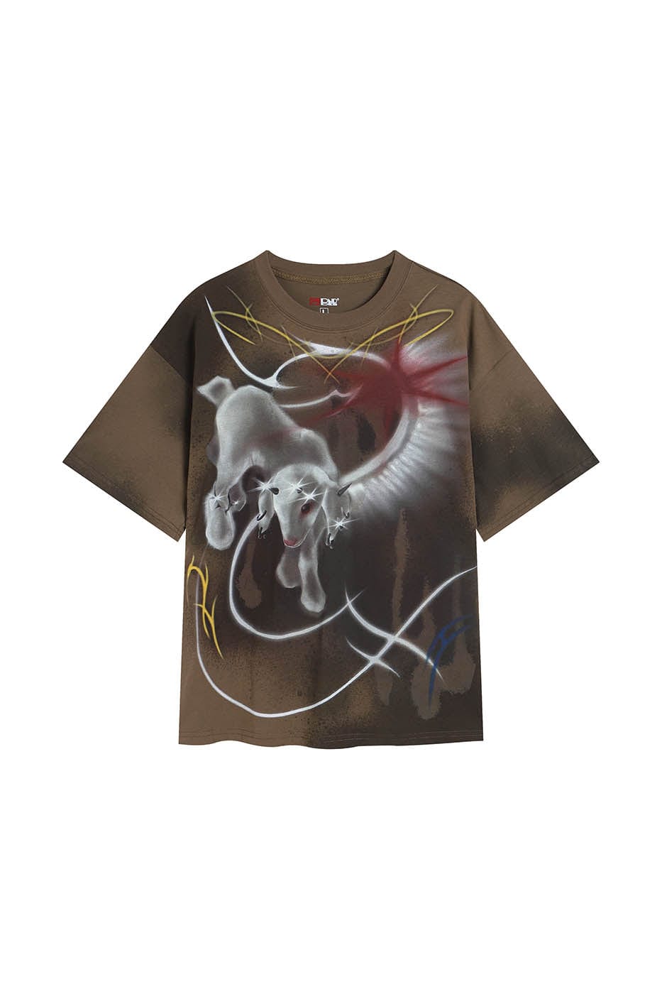 DND4DES Abstract Sheep Graffiti T-Shirt