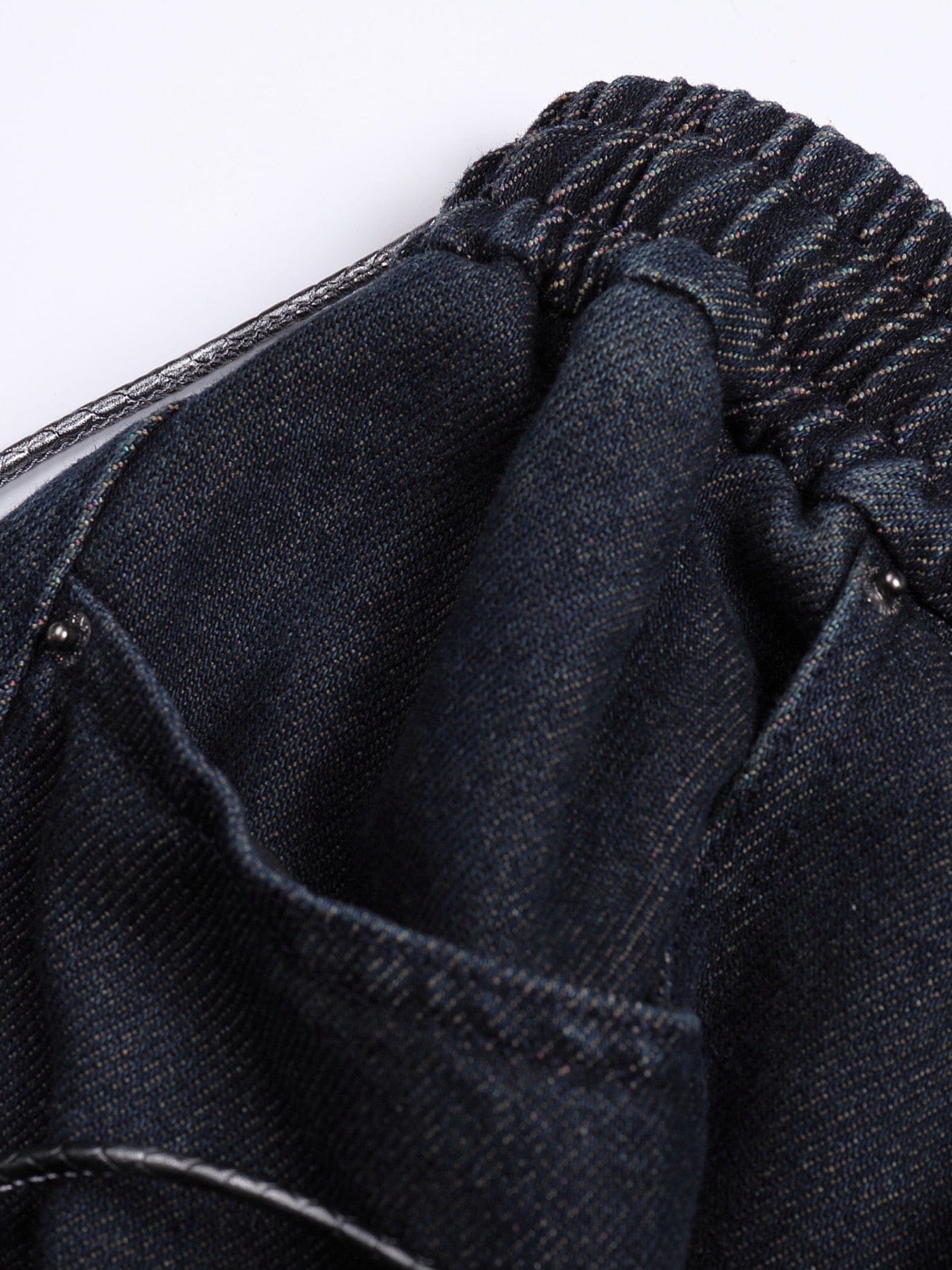 DND4DES Star Drawstring Deconstructed Denim Shorts
