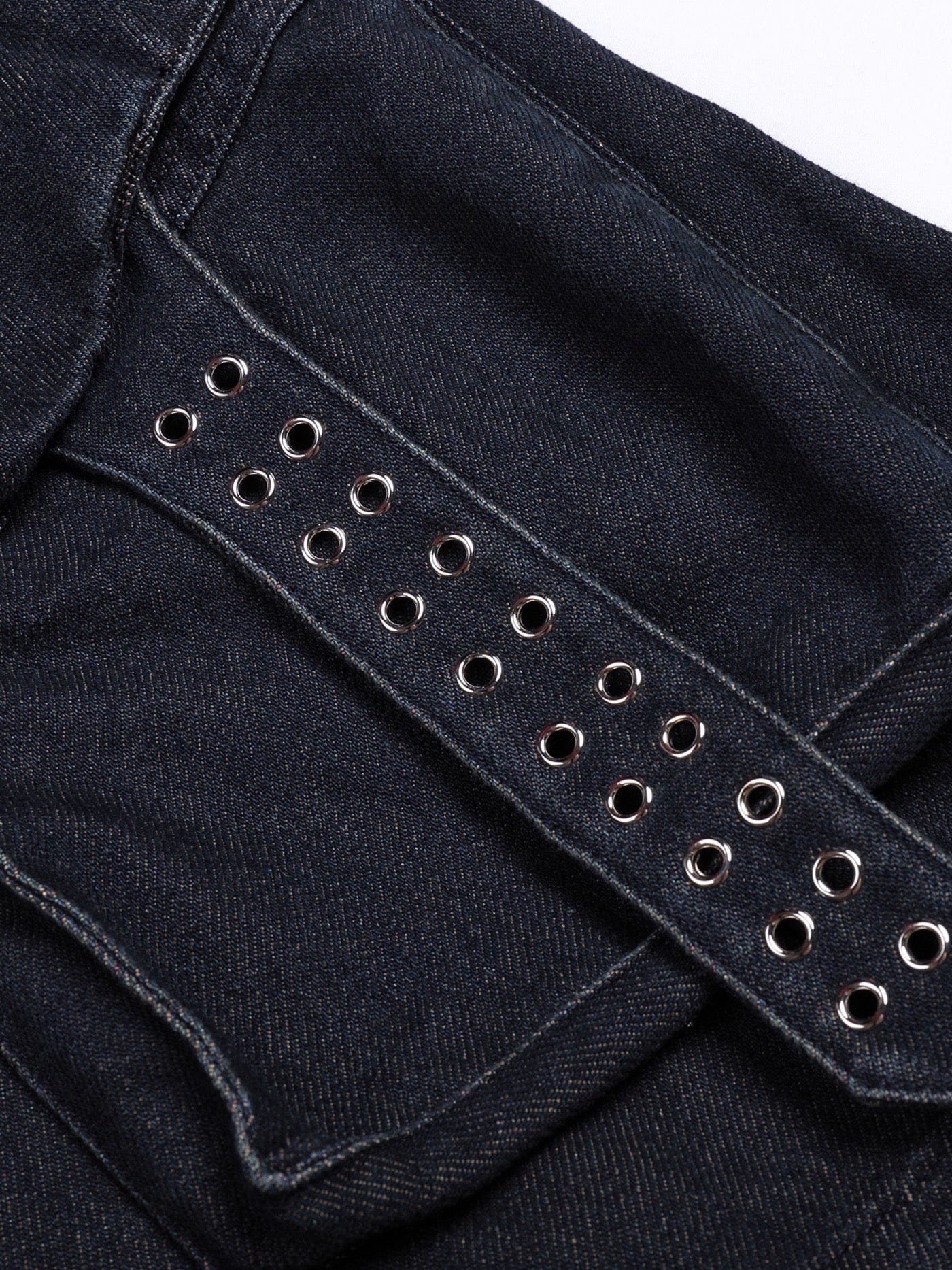 DND4DES Star Drawstring Deconstructed Denim Shorts
