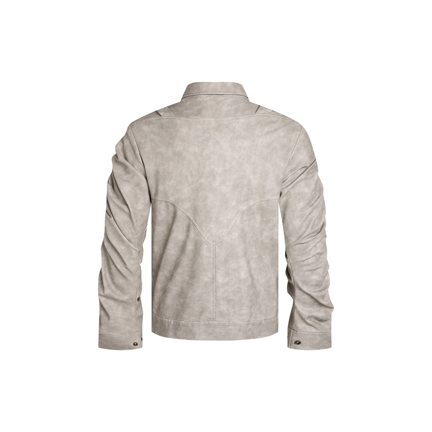 DND4DES Faux Leather Wrinkled Jacket