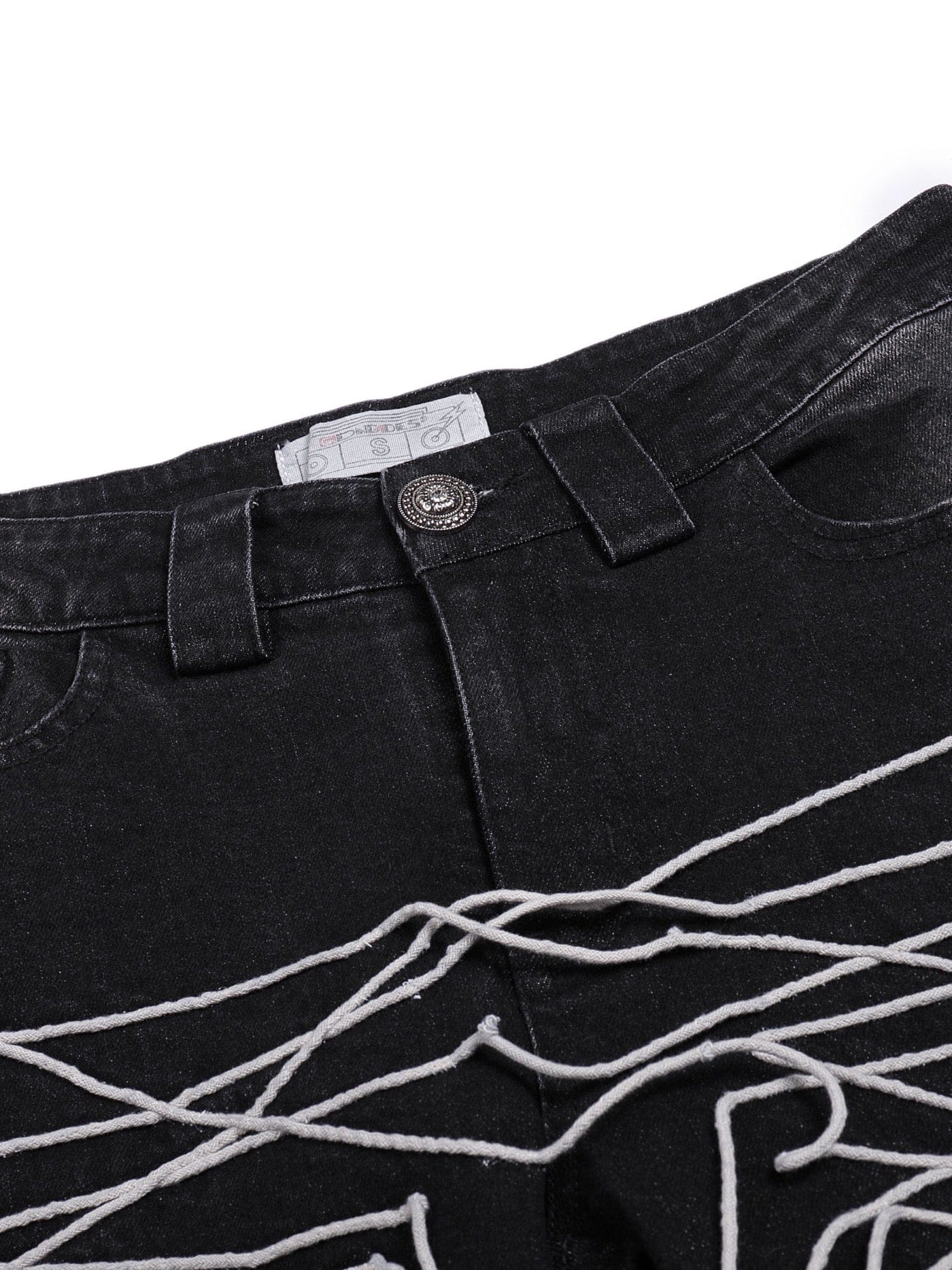 DND4DES Shoelace Washed Jeans