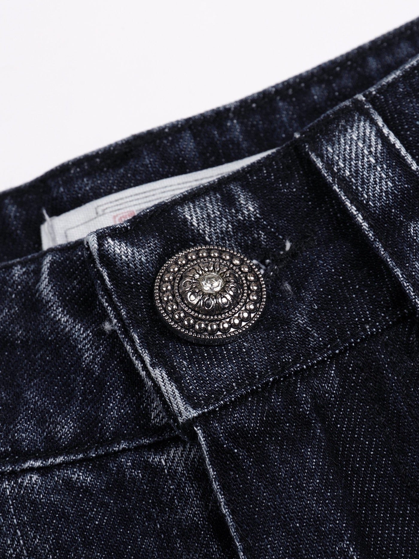 DND4DES Lighting Crease Washed Wide-Leg Jeans