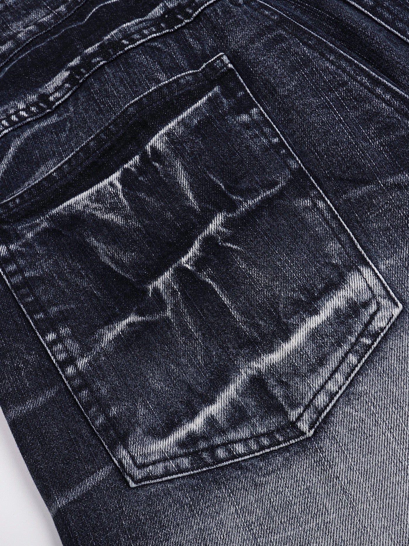 DND4DES Lighting Crease Washed Wide-Leg Jeans