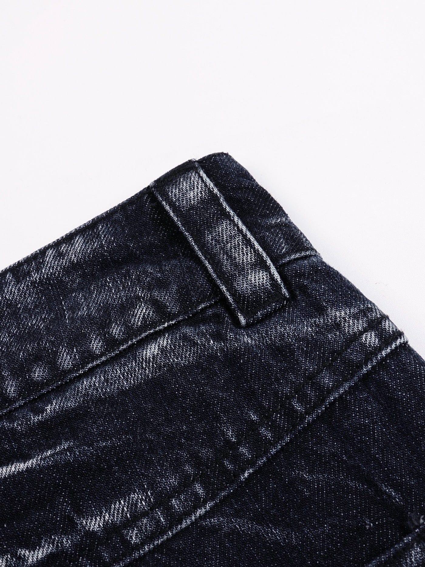 DND4DES Lighting Crease Washed Wide-Leg Jeans