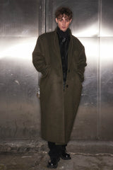 KADAKADA Wool-Blended Oversized Long Coat