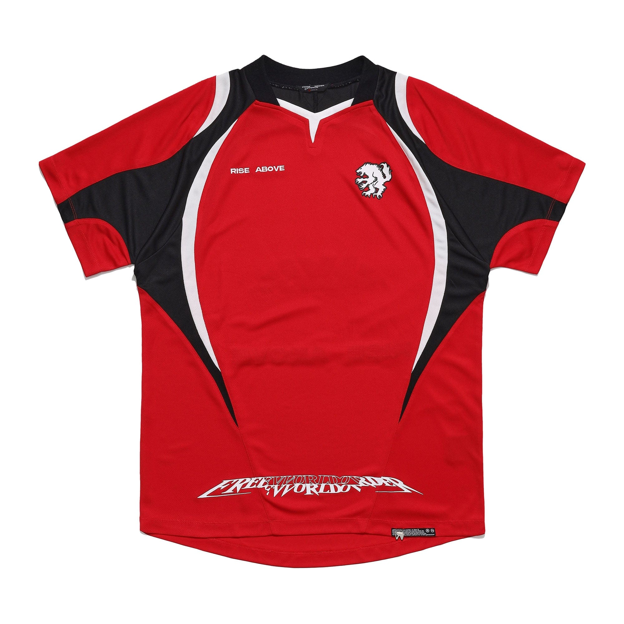 FVVO Retro Contrast Spliced Racing T-Shirt