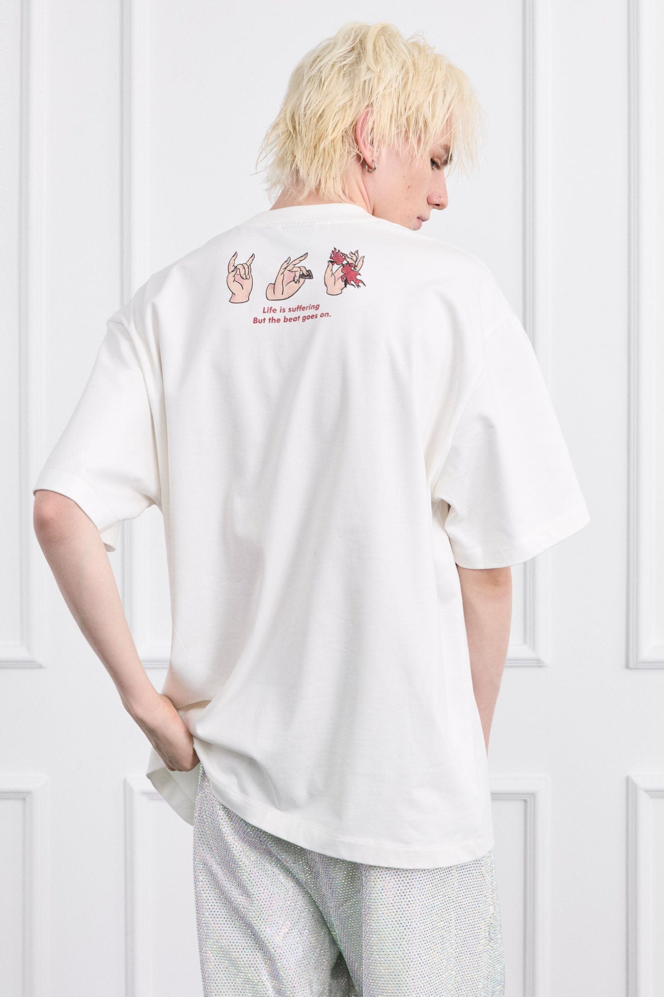 FACEONLAB Rock Bodhisattva Oversized T-Shirt