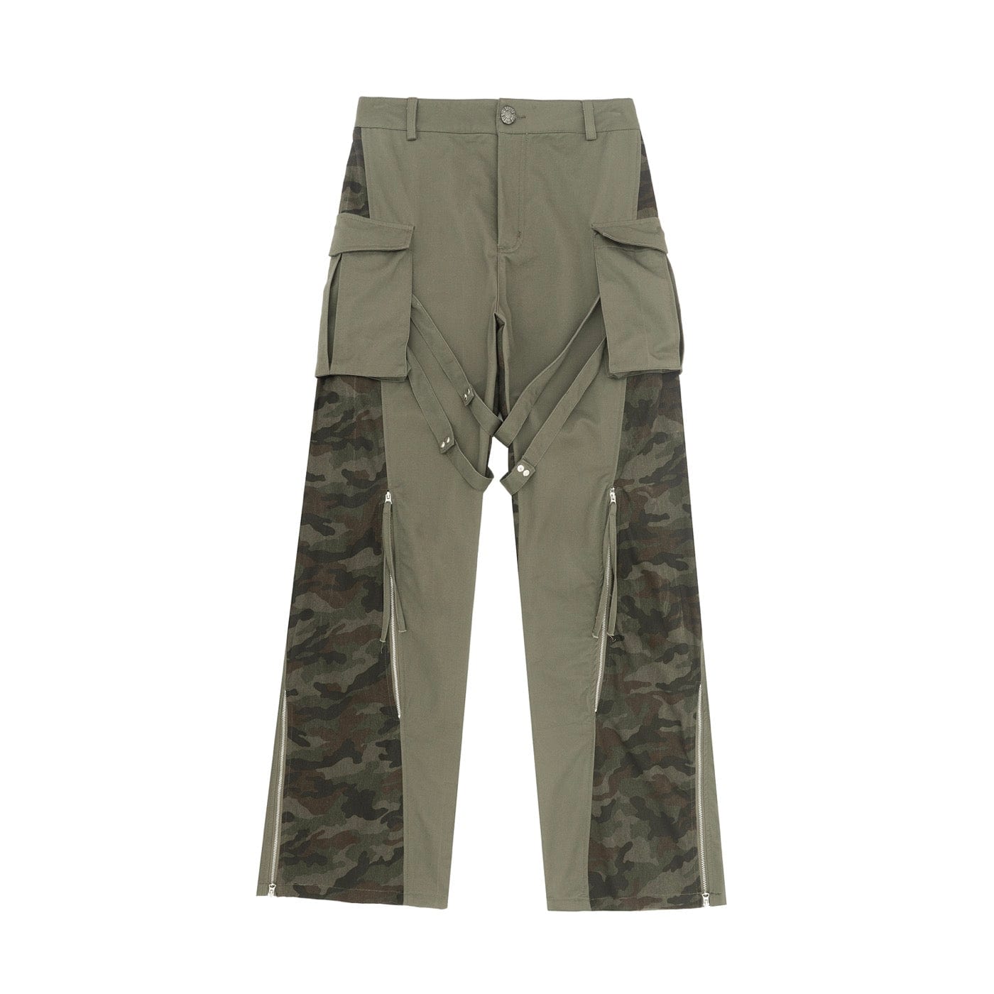DND4DES Spliced Camouflage Bandage Zipper Cargo