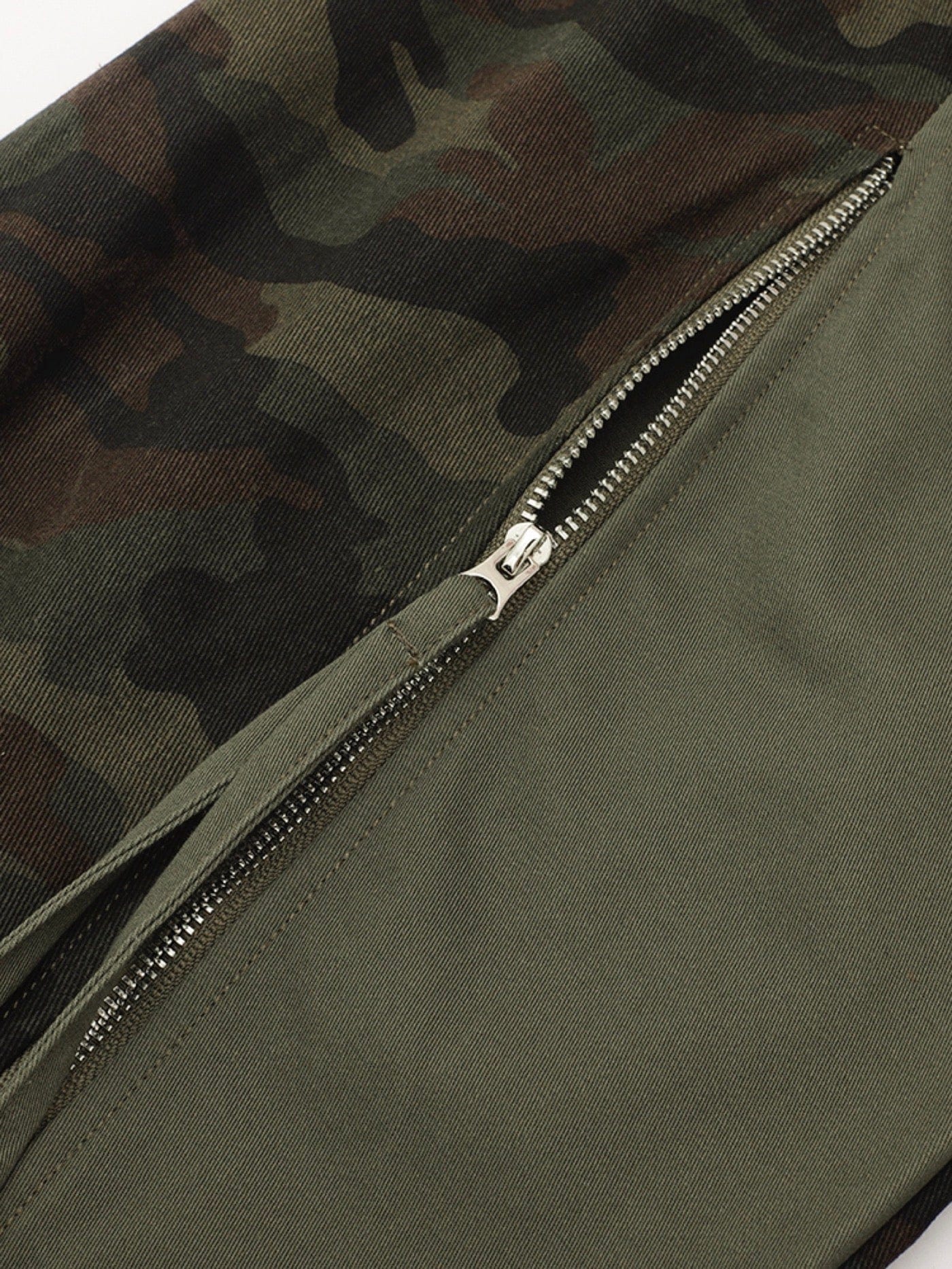 DND4DES Spliced Camouflage Bandage Zipper Cargo