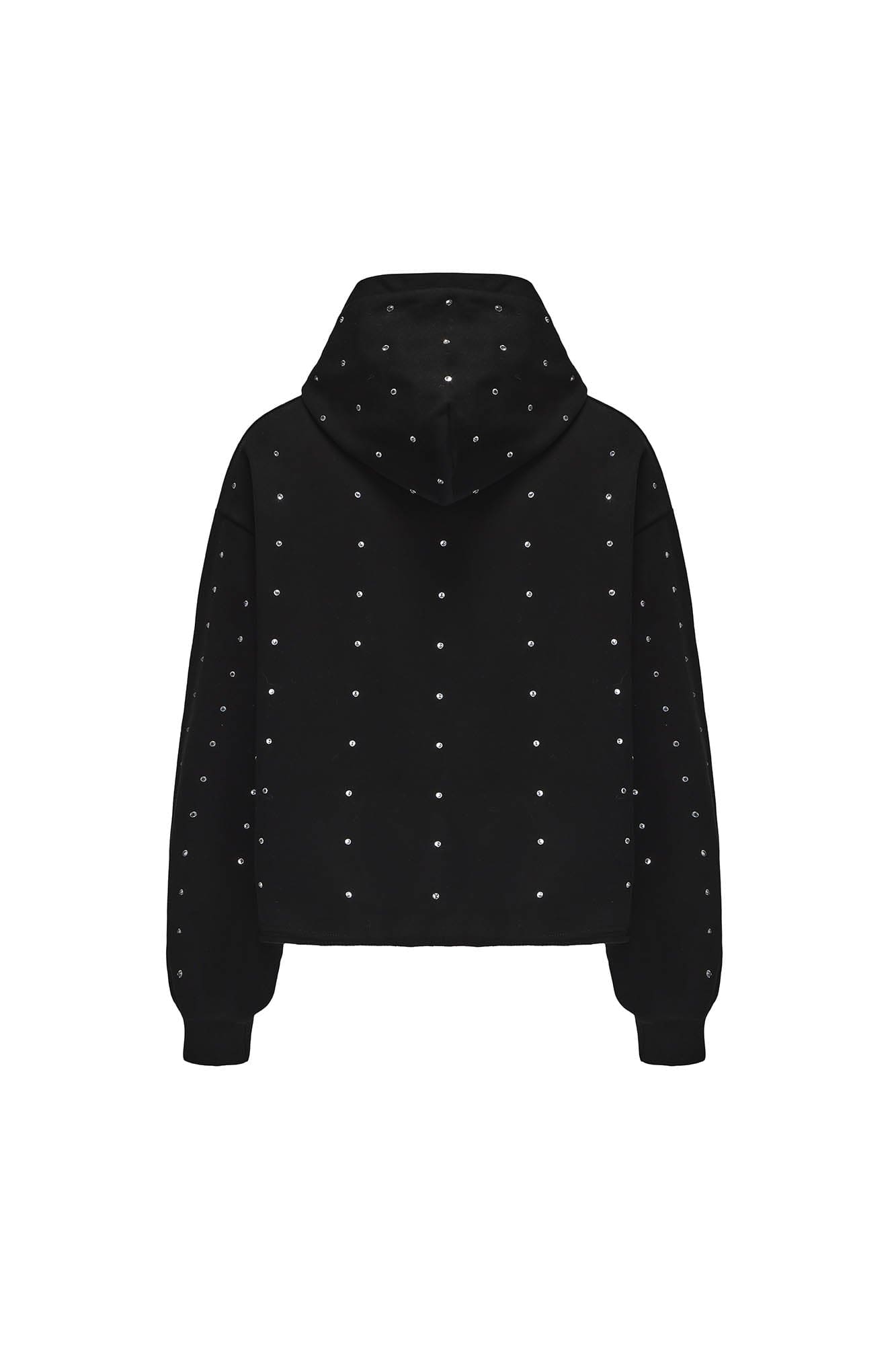 BLACK8MOB Full Studded Cross Hoodie