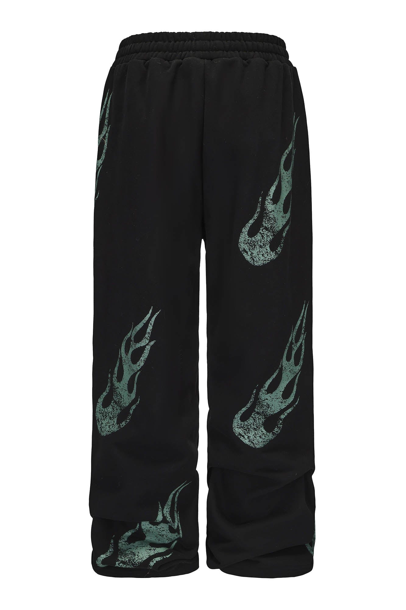 BLACK8MOB Flame Graphics Sweatpants