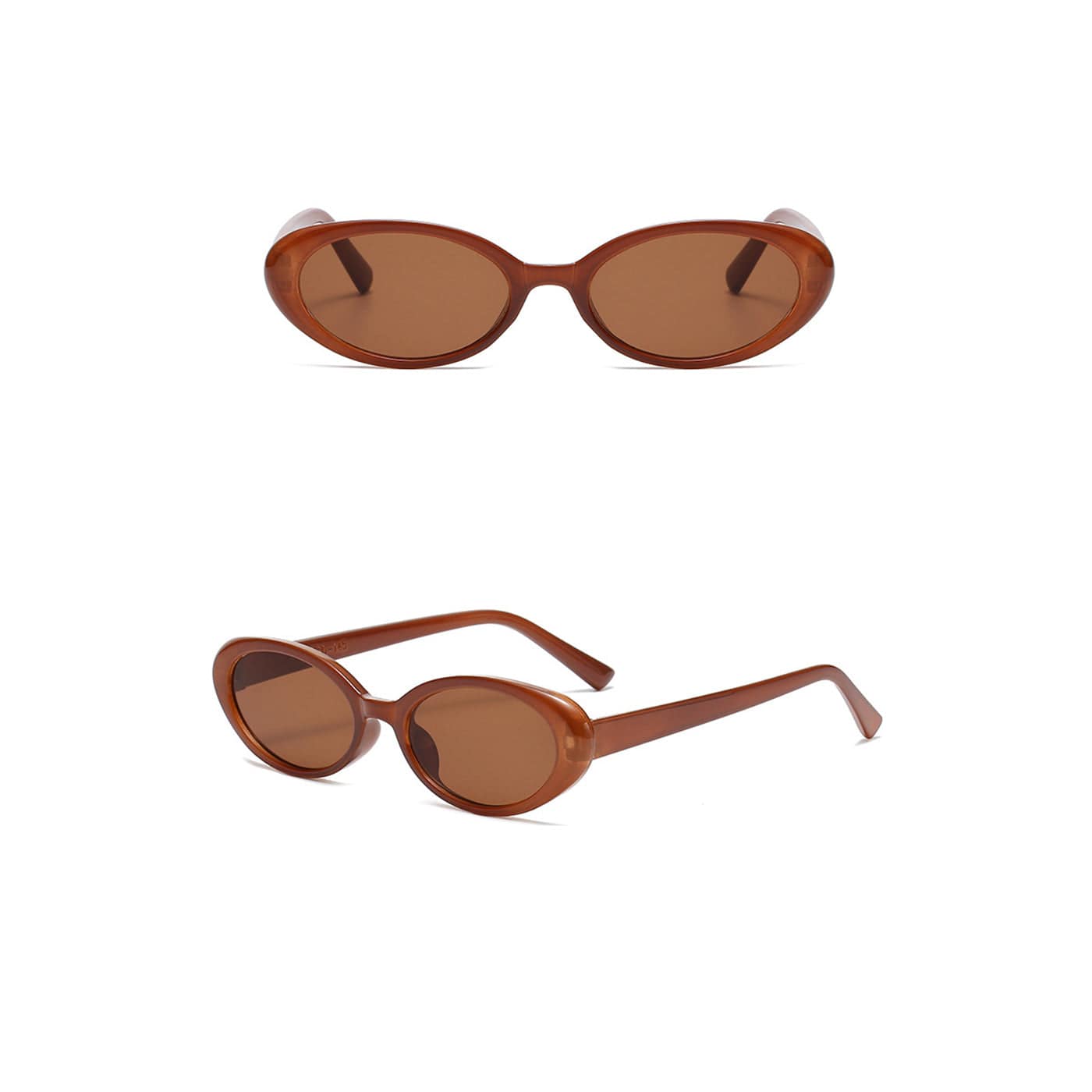 DAMAGE ASIA OPTICALS Retro Ellipse Sunglasses