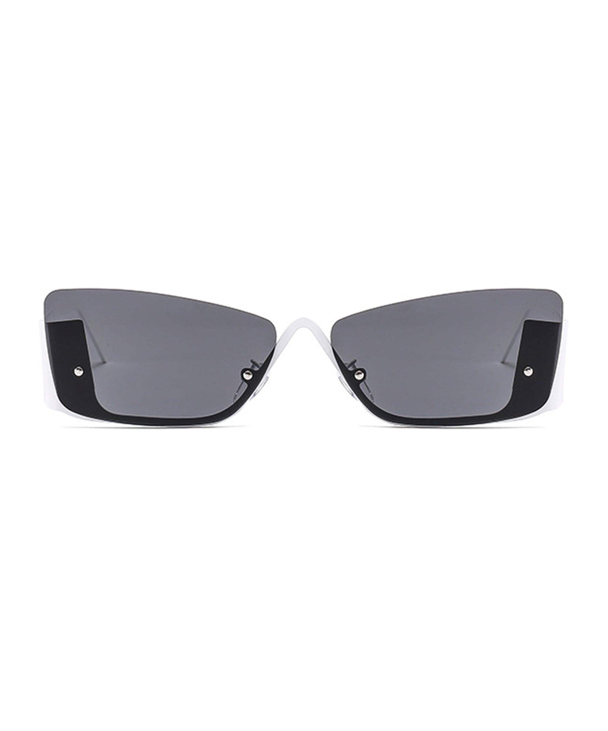 DAMAGE ASIA OPTICALS Modern Half Frame Sunglasses