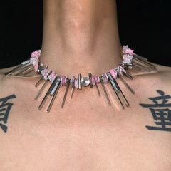 ILLUSORY The Gravity Shell Beaded Necklace